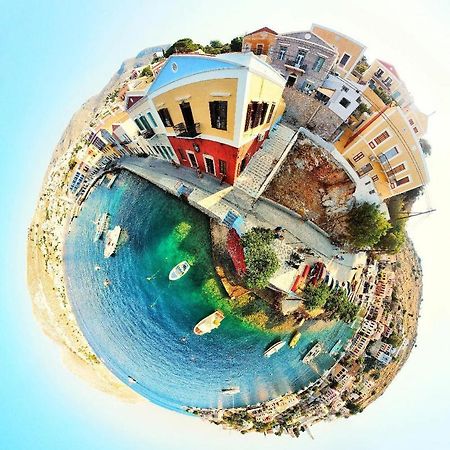 Moschos Mansion Villa Symi Bagian luar foto