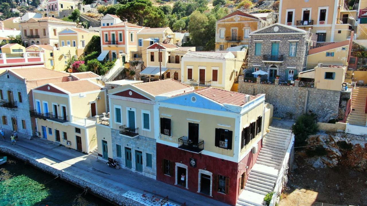 Moschos Mansion Villa Symi Bagian luar foto