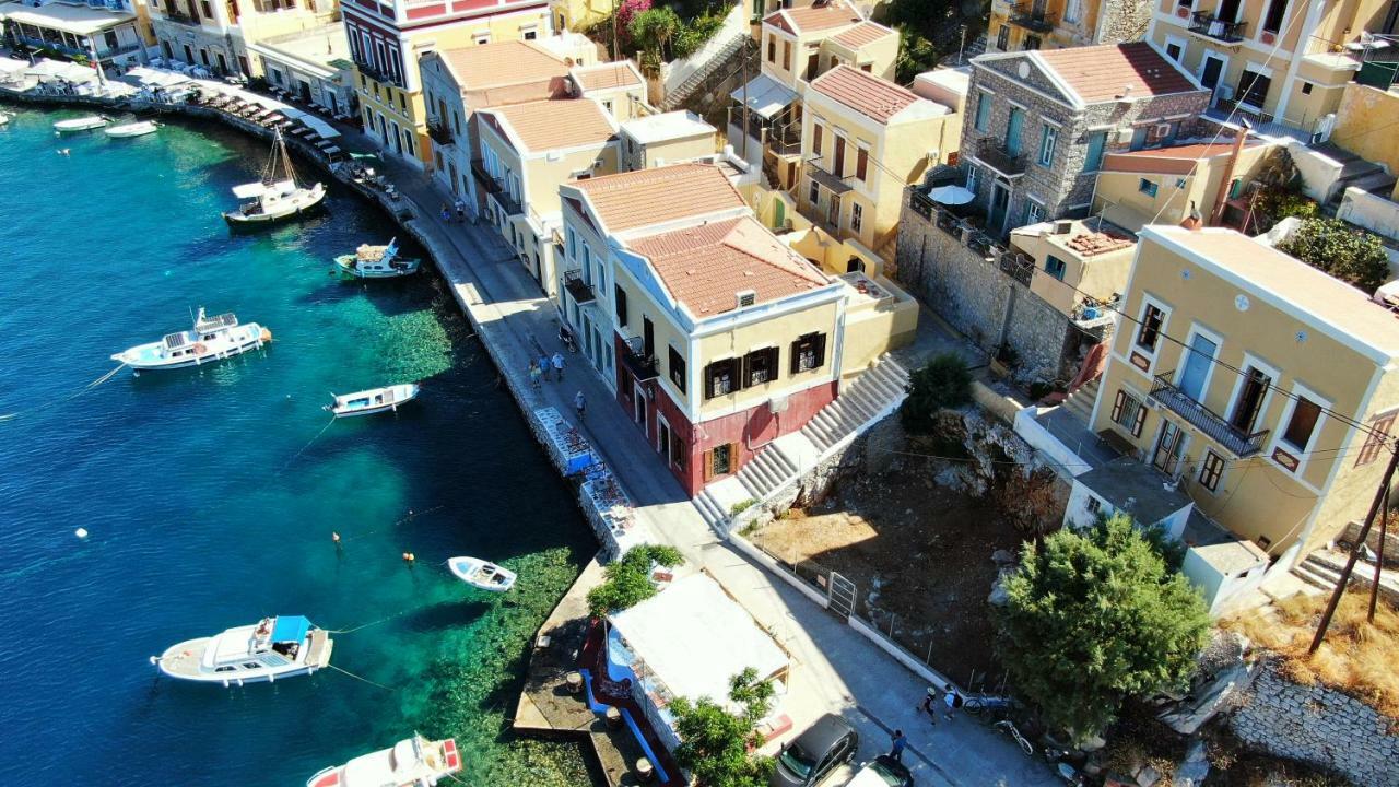 Moschos Mansion Villa Symi Bagian luar foto