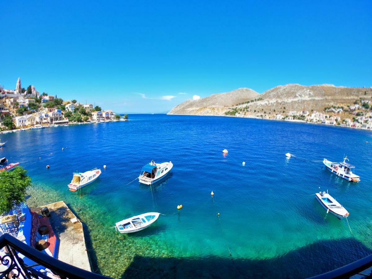 Moschos Mansion Villa Symi Bagian luar foto